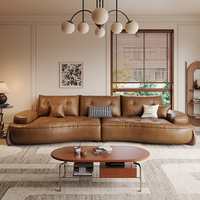 European U Shape Living Room Sofas Glamour Filler L Shape Modern Puffs Sofas Lounge Leather Couch Wohnzimmer Furniture Home