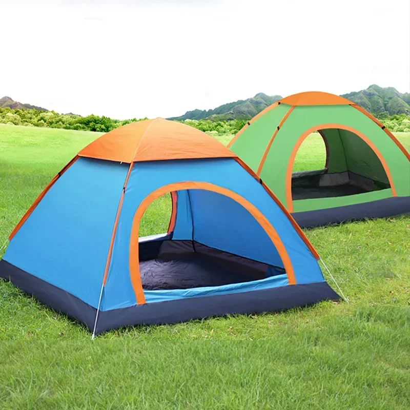 

Waterproof Outdoor Ultralight Trip Portable 3-4 Person Outdoor Camping Tents Travel Pop Up Tent Automatic Tent