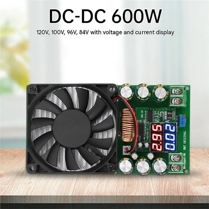 [A92P!】 High-Power 600W DC Step-Down Module Adjustable(120V/100V/96V/84V), Featuring Voltage And Current Display Functionality