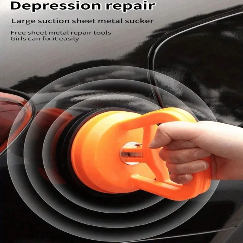 3pcs Alat Penghilang Penyok Mobil, Alat Penghilang Penyok yang Kuat, Digunakan untuk Kit dan Penyok Bodi Mobil, Kaca, Ubin, dan Cermin, Perbaikan Penyok Tanpa Cat