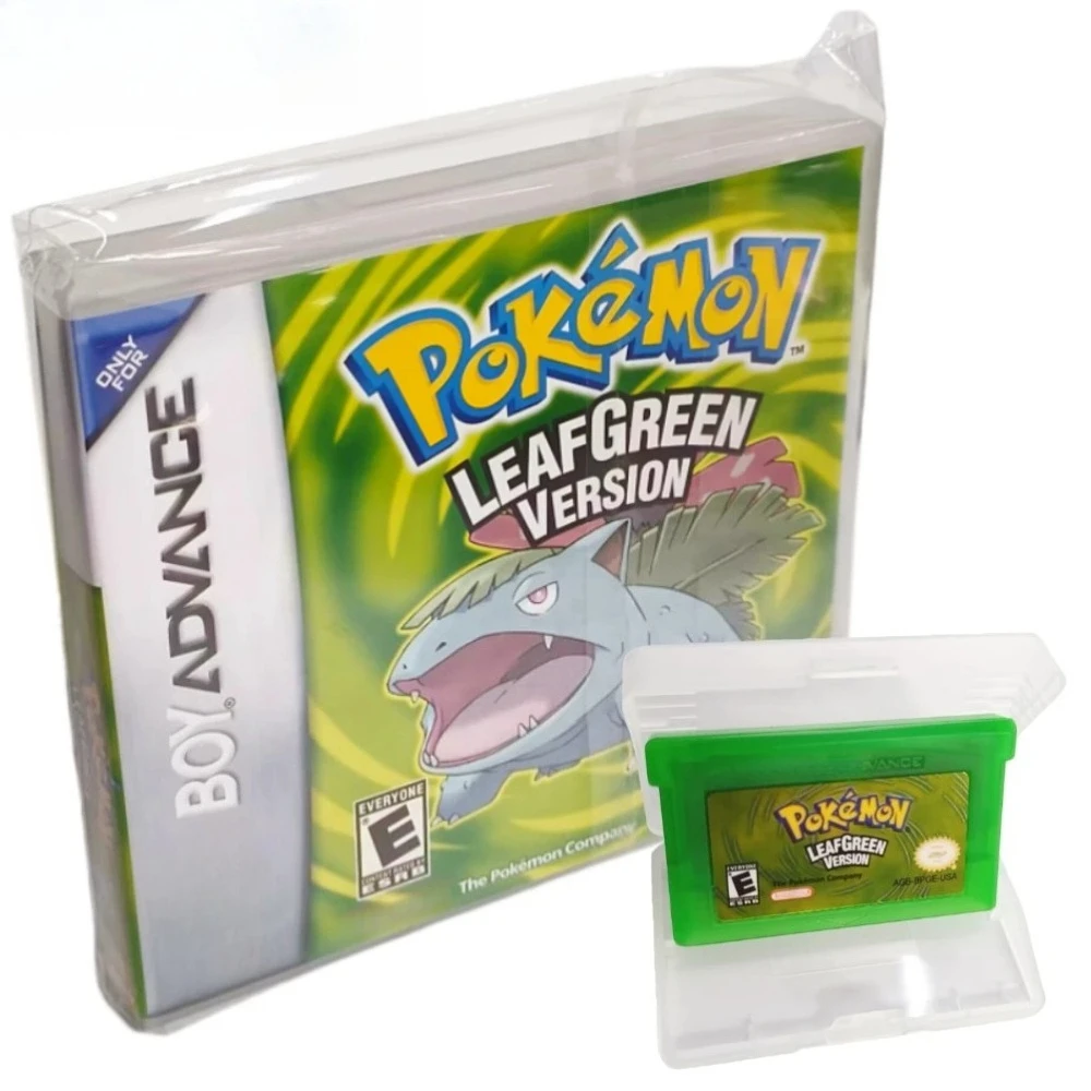 Englische Pokémon 32-Bit-Video-GBA-Spielkarten-Bundle USA-Version Ruby Sapphire Emerald FireRed LeafGreen Gameboy Advance Cartridge – Detail 6