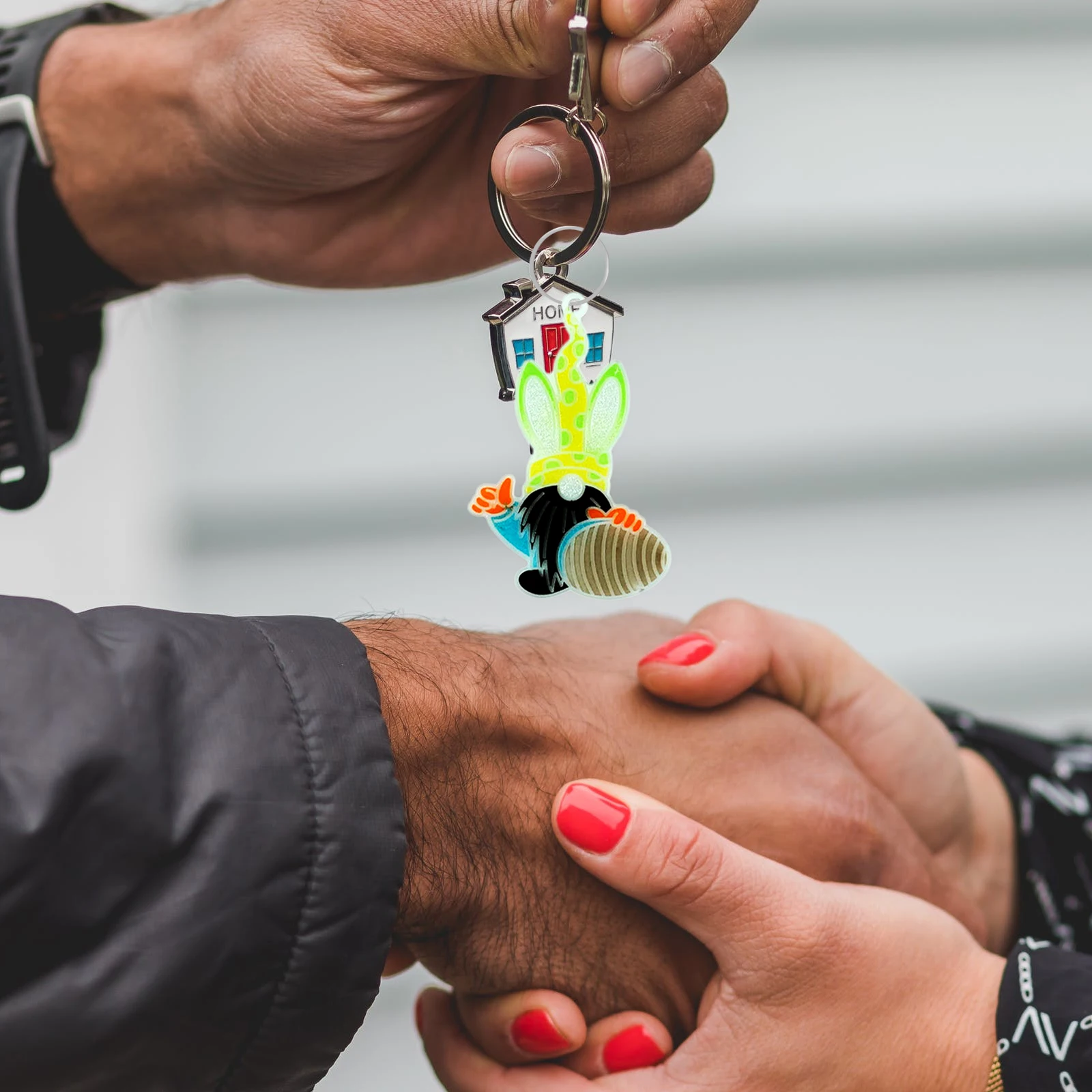 

3 Pcs Faceless Keychain Mold DIY Hanging Ornament Silicone Molds Epoxy Pendants Ring