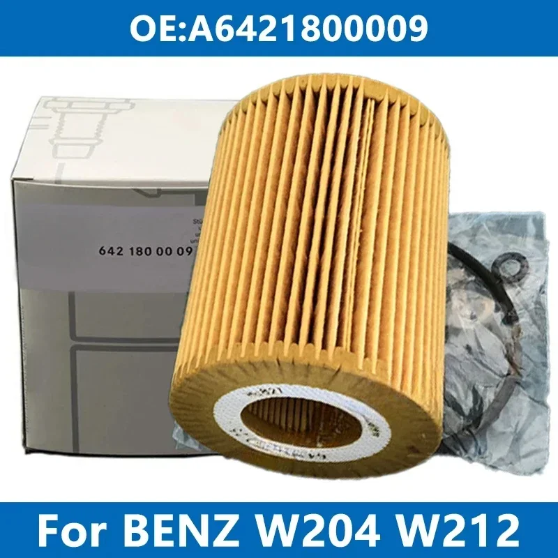 Car Oil Filter Kit A6421800009 For Mercedes Benz W204 W211 W212 W221 W222 C300 C350 CLS E280 E320 E350 S320 CDI d OM642 Engine