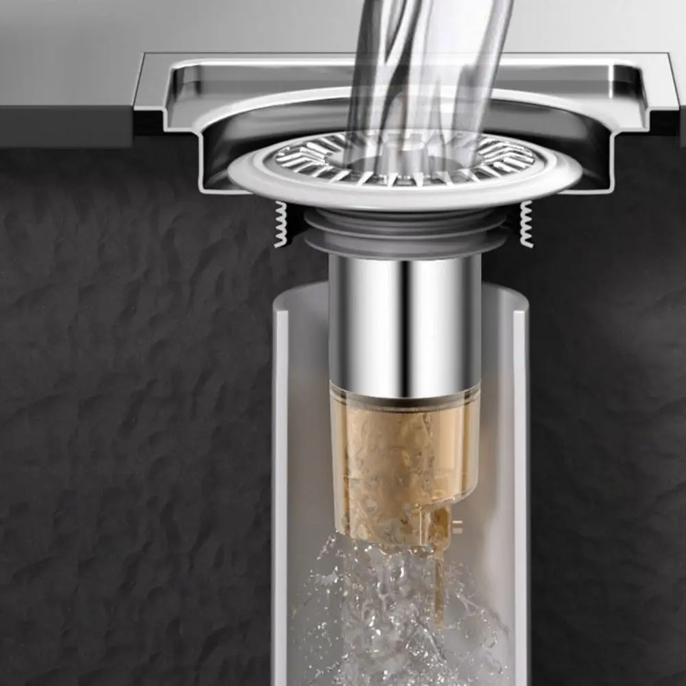 

Фильтрующая сетка для слива пола разных размеров, быстрый дренаж, пробки для фильтра для слива пола, фильтр для пола из нержавеющей стали с защитой от запаха