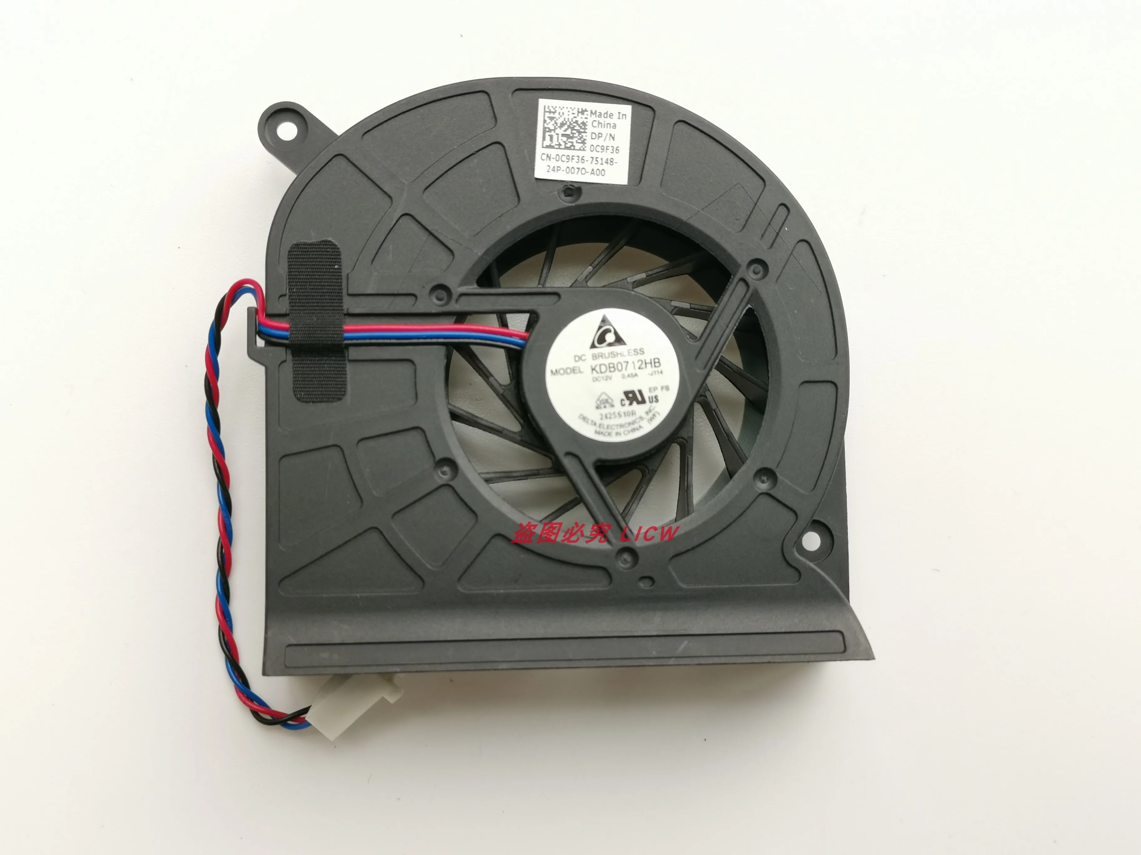 NEW fan for Dell XPS One 2710 2720 Cooling Fan DFS602212M00T FBBU 0C9F36 C9F36 KDB0712HB J114