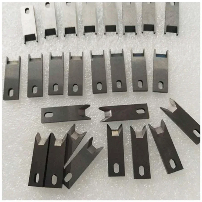 Knife Blade Cutter High Speed Steel for SWT508 220 Automatic Computer Wire Stripping Peeling Cutting Machine Tungsten Carbide