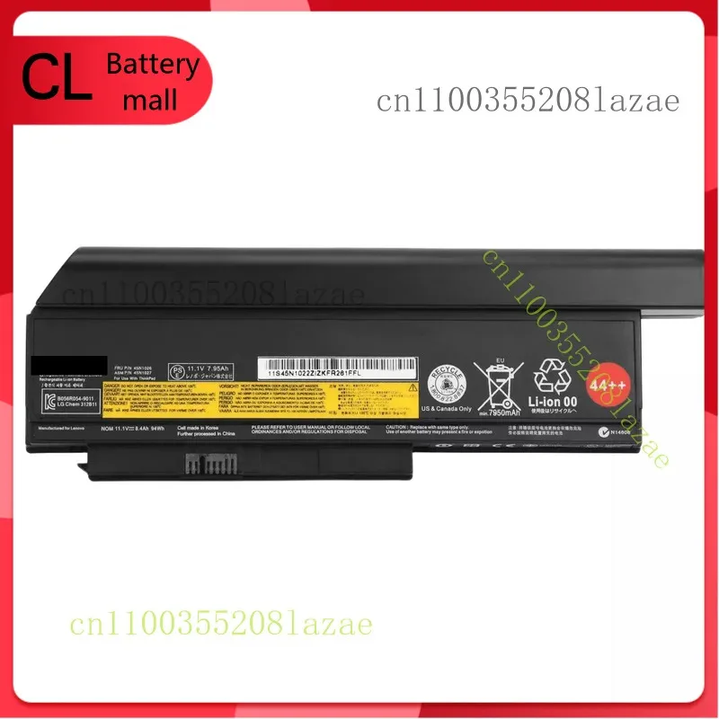 

Оригинальный аккумулятор Q 9cell X230 для Lenovo Thinkpad 0A36307 42T4940 0A36281 45N1023