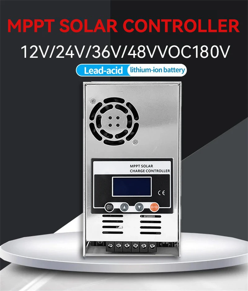 ECGSOLAX 60A MPPT Solar Charge Controller Battery Charging Controller 12V 24V 36V 48V Auto Max PV 150VDC 60A Solar Controller
