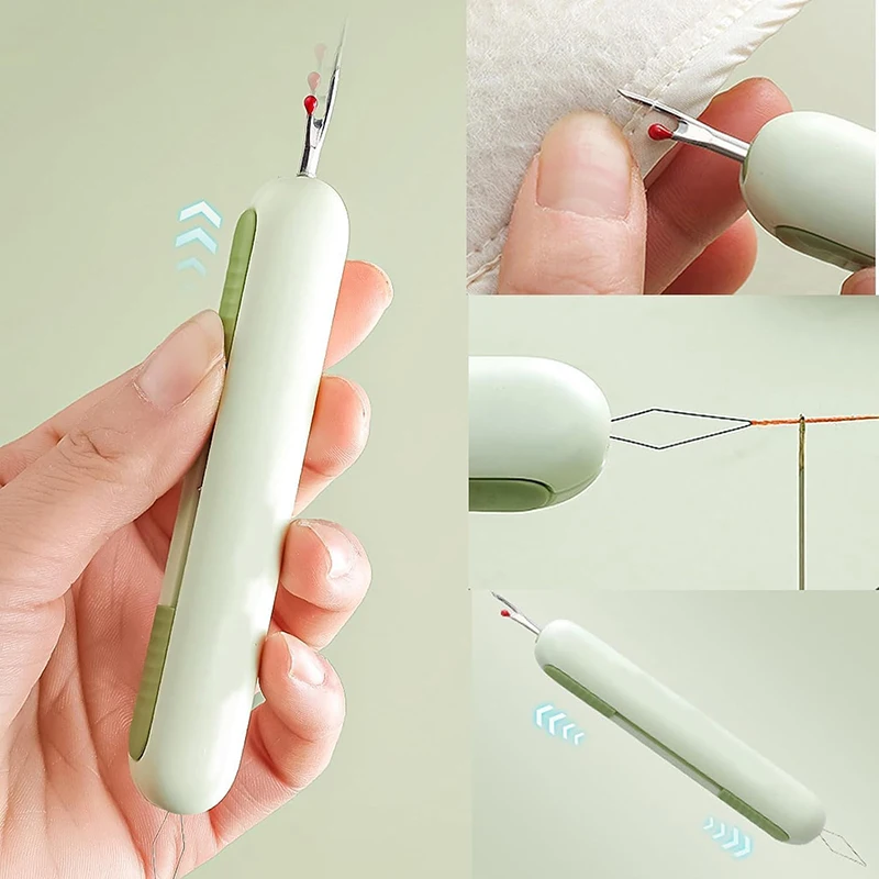 2 In 1 Upgraded Seam Ripper Needle Threader Seam Ripper Threading&Seam Remover Seam Ripper Tool For Sewing Crafting