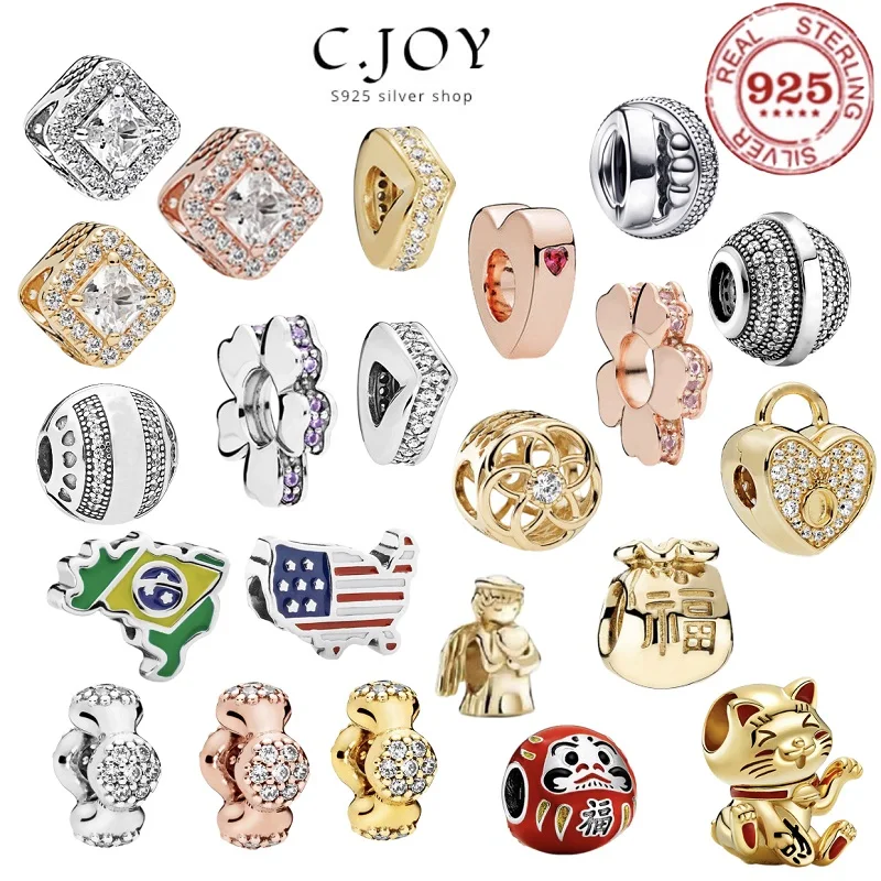 

Бусина-Шарм из серебра 100% пробы с квадратным цирконием