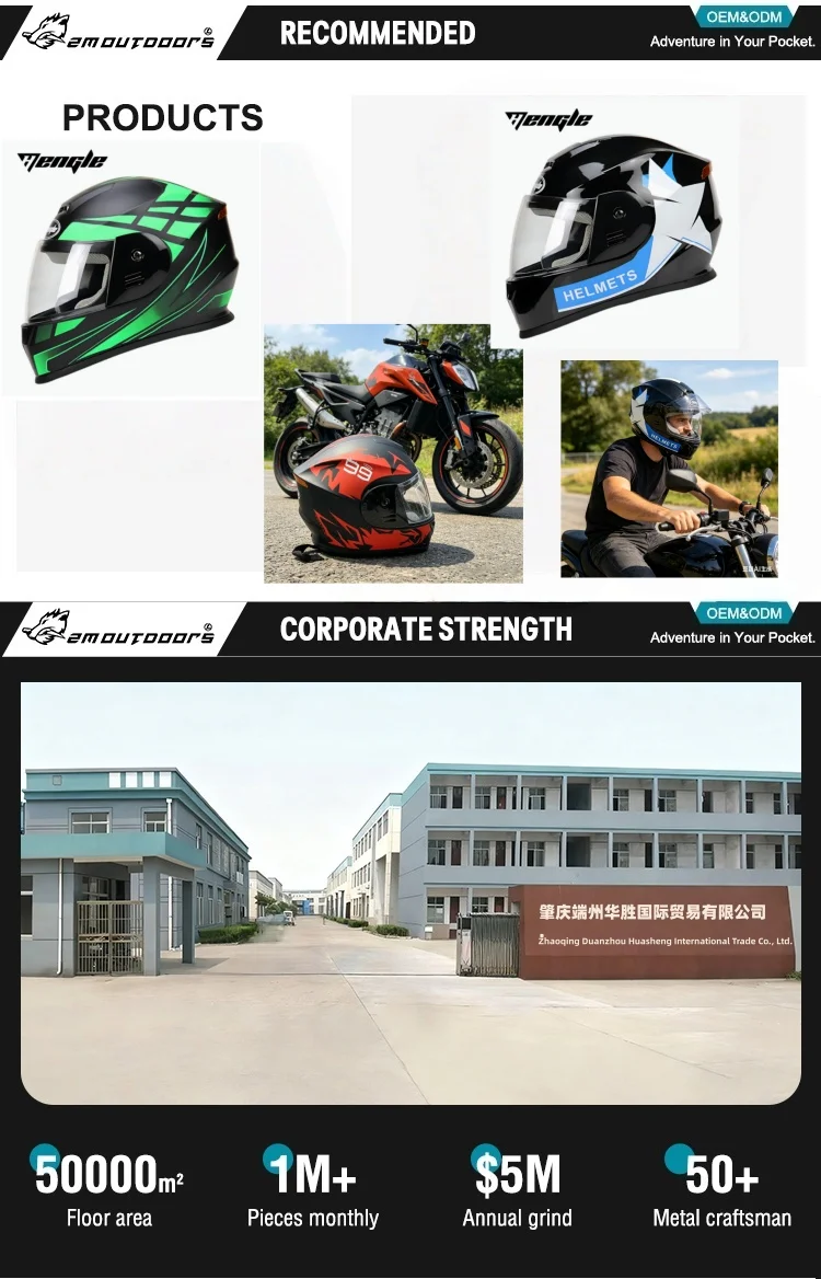 Unisex Full Face Motorcycle Helmet Anti-Collision Safety Gear Thickened Electric Bike Rider Protective Headwear for Men And Wome