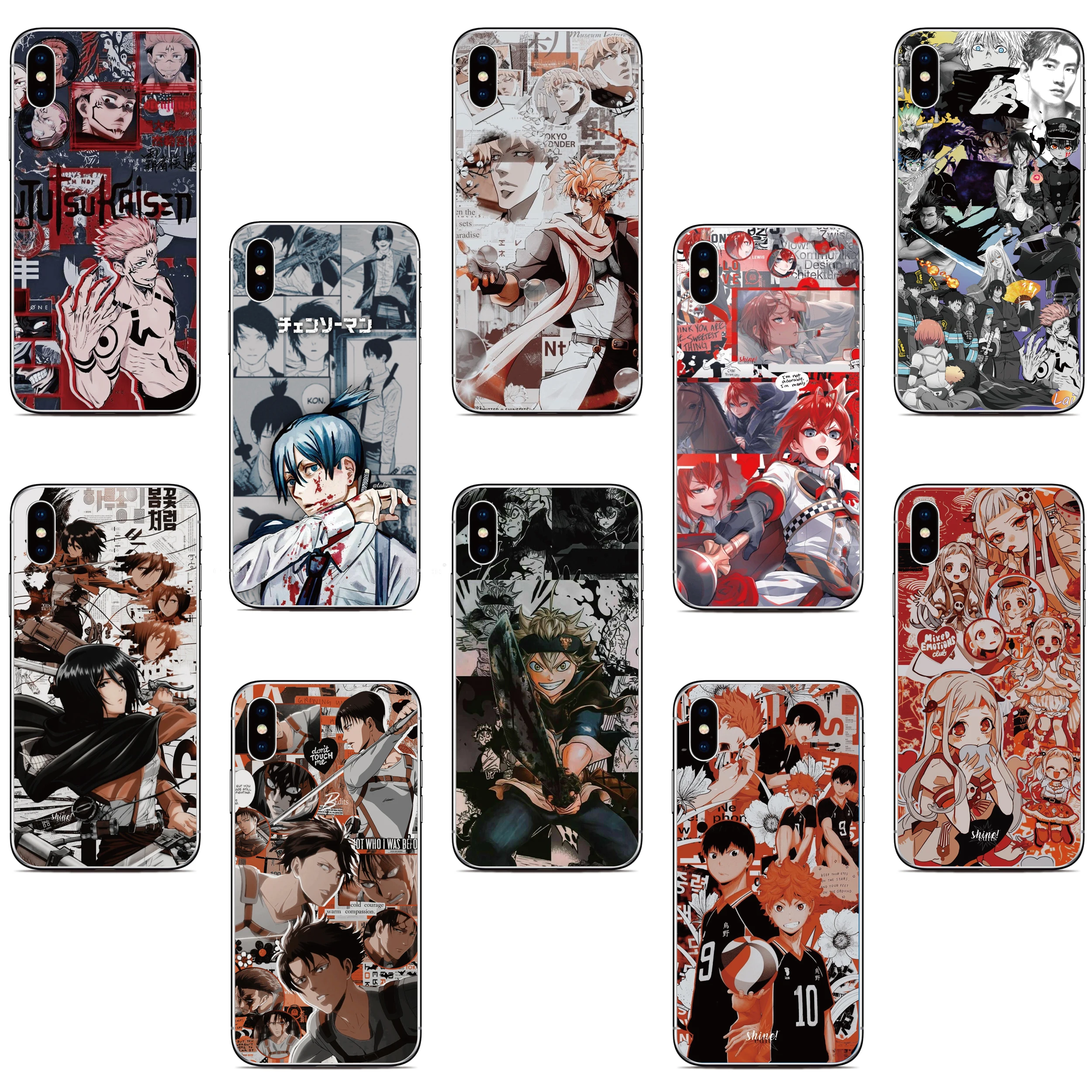 Etui na telefon Manga Anime do ZTE Blade A54 A34 A73 A53 A72 A71 A51 V50 V41 Smart V30 V40 Vita Axon 30 Ultra 50 Lite 40 Pro Cover