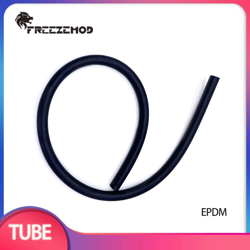 FREEZEMOD EPDM 1 Meter Soft Tube ID9.8mm /OD15.9mm Corrosion /High Temperature/Aging Resistance Rubber Hose for Computer Server