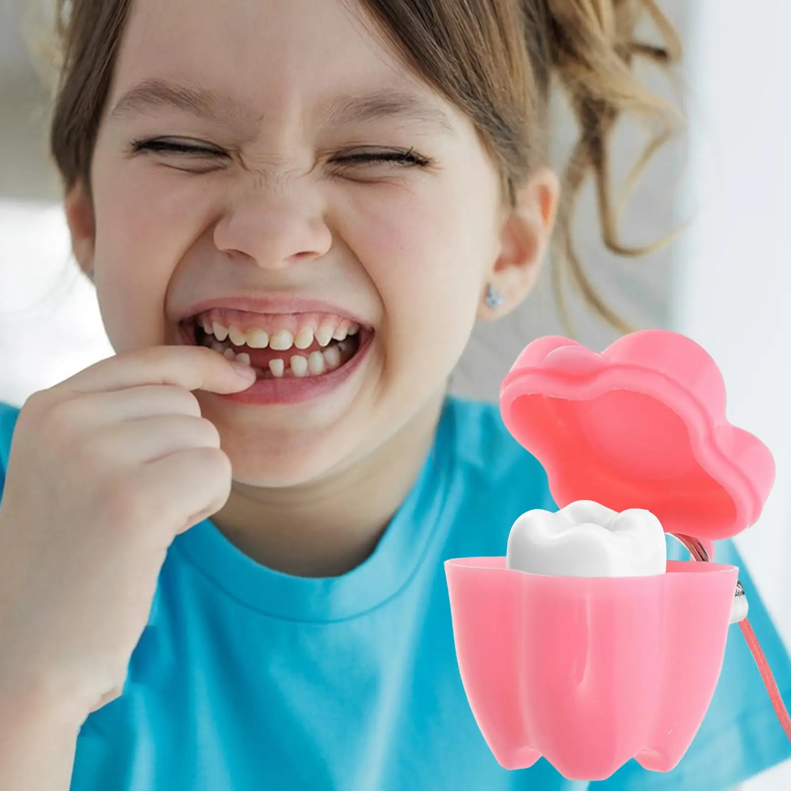 10 pcs Tooth Shape Mini Milk Teeth Storage Box Lovely Tooth Fairy Box Child's Tooth Souvenir Save Container Tool Dental gift