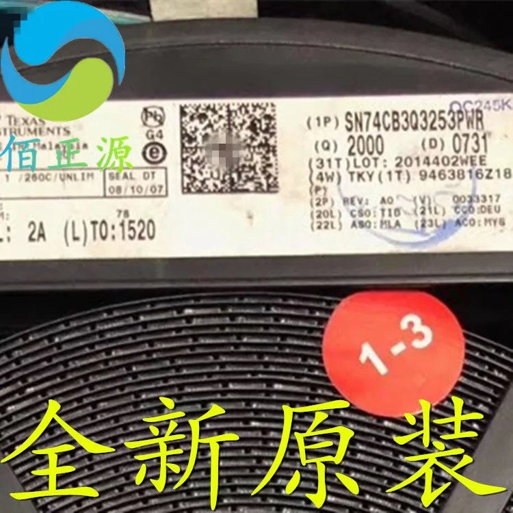 Interruptor de multiplexor IC, 10 piezas original, SN74CB3Q3253PWR, serigrafía BU253, TSSOP-16