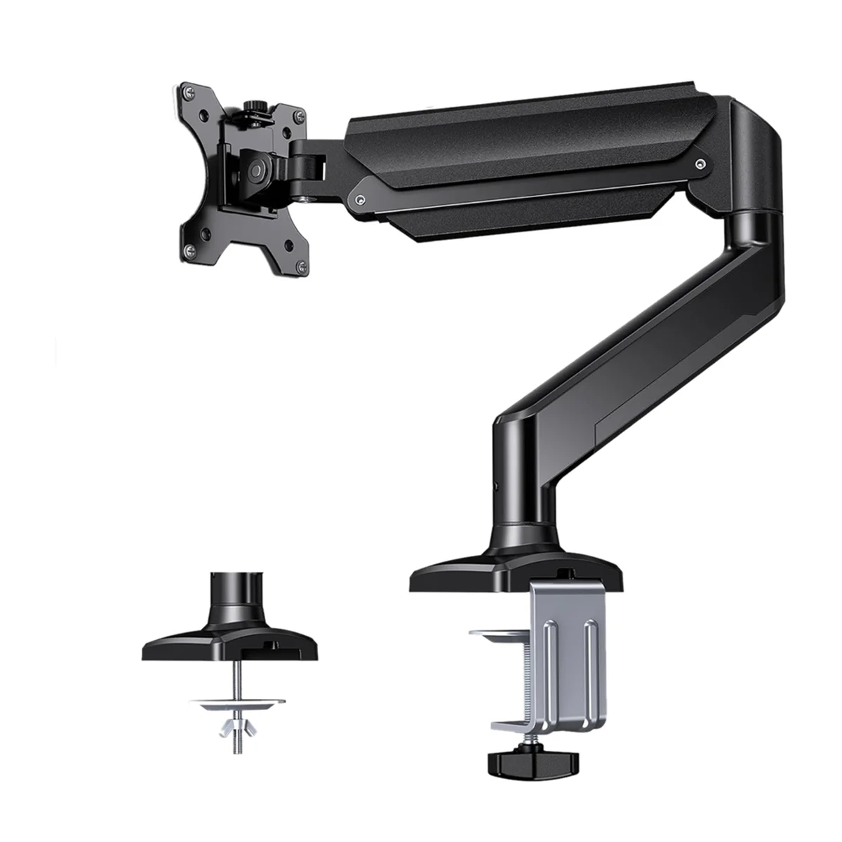 Single Monitor Mount for 13 Inch-32 Inch Screens Up to 22 Lbs, Height Adjustable Monitor Arm, Home Office Monitor Stand