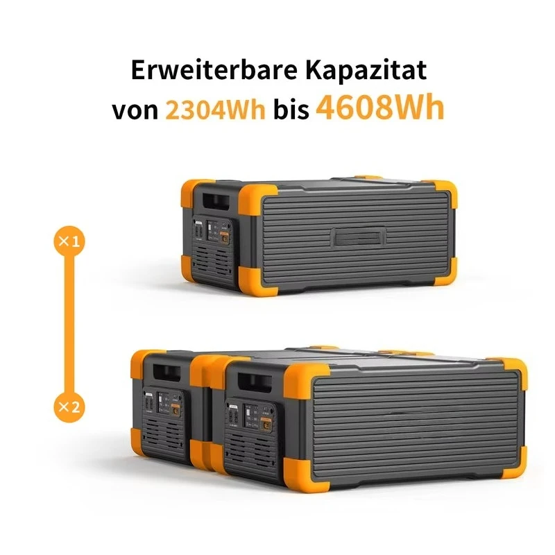 EP2000S-48V 2304Wh Expansion LiFePO4 MPPT Controller Battery for Energy Storage