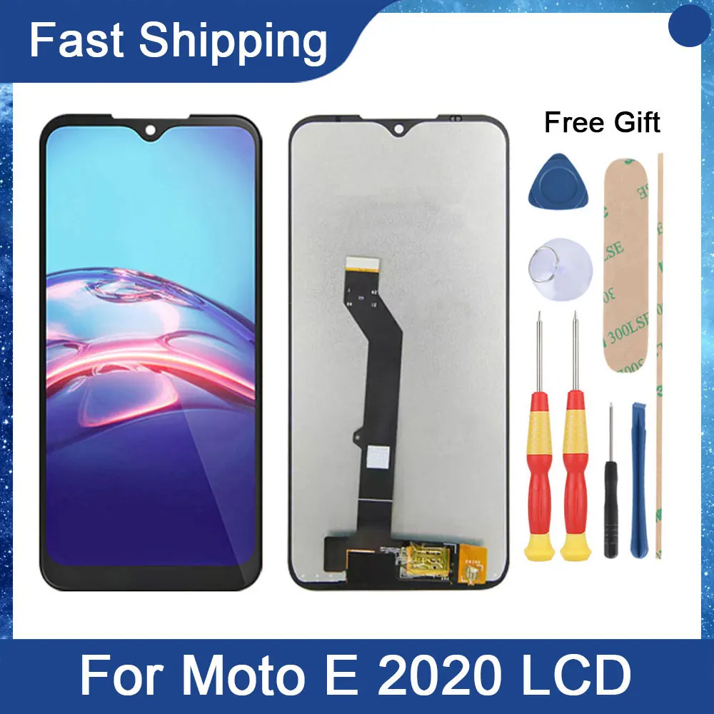 

AiNiCole 6.2''For Motorola Moto E 2020 LCD Display Touch Screen Digitizer Assembly XT2052 Moto E7 E2020 LCD Screen Replacement