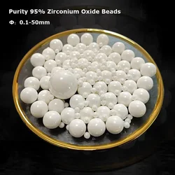 Purity 95% 1kg Φ0.2~50mm Zirconium Oxide Beads Jewelry Mirror Polishing Bead for Roller Polishing Machine