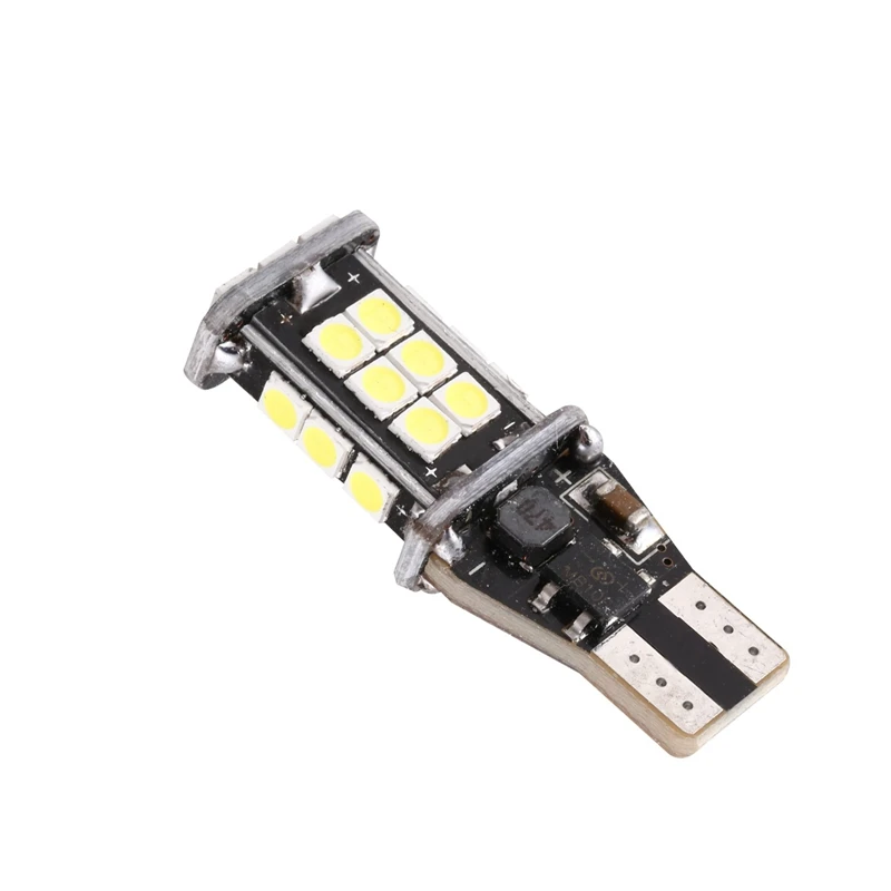 New2pc Error Free 921 912 T10 T15 W16W Led Reverse Light, 24Smd 3030 Led Bulb 1500 Lumens Extremly Bright