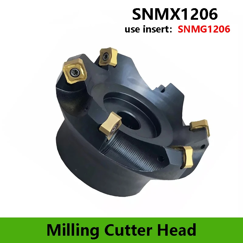 LIHAOPING Right Angle Fast Feed Face End Mill SNMX1206 63-22-4T 50mm 63mm 80mm Milling Cutter Head CNC Lathe Inserts SNMG 1206