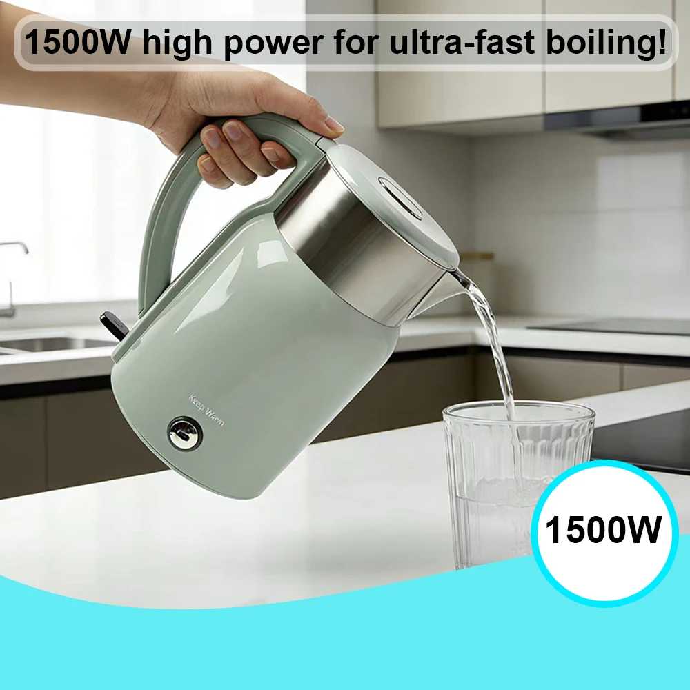 2.0L 304 Stainless Steel Constant Temperature ElectricKettle with One-touch Temperature Maintenance Function, Electric Tea Maker