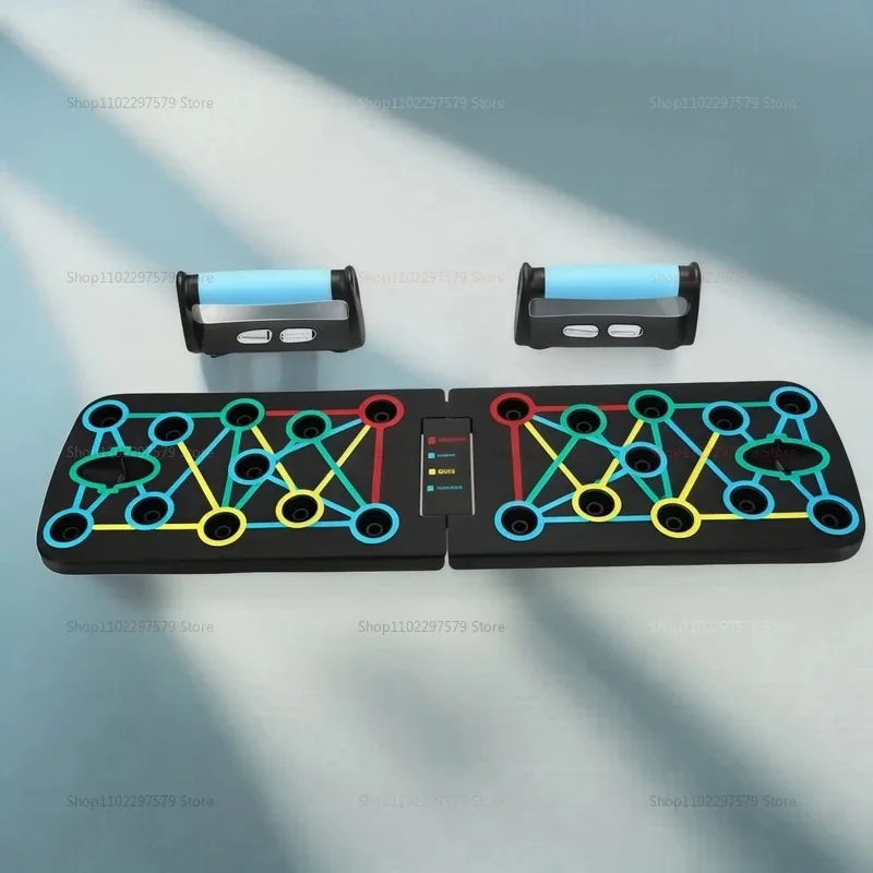 Picture 3: Portable Multi-Function Push-Up Board Set Foldable Exercise Equipment for Chest Abs Back Workout Home Gym Fitness Training