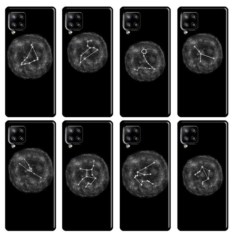 Zodiac Signs constellations For Samsung Galaxy A20e A21S A50 A70 A72 A51 A71 A52 A02S A12 A42 A31 A41 A42 Phone Case