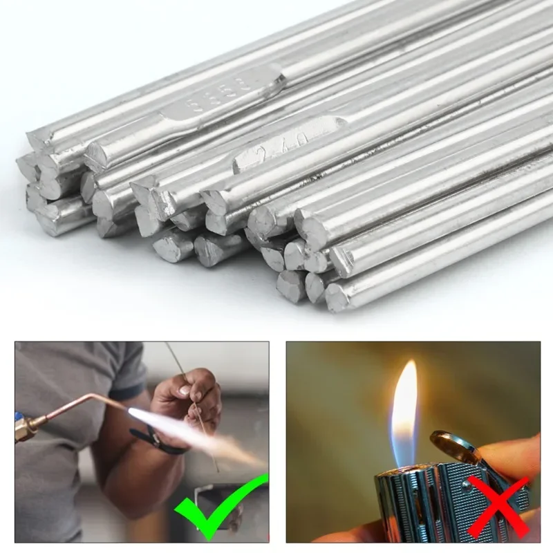 50cm Universal Welding Rods Copper Aluminum Iron Stainless Steel Cored Welding Rod Solder Wire Electrode No Need Solder Powder