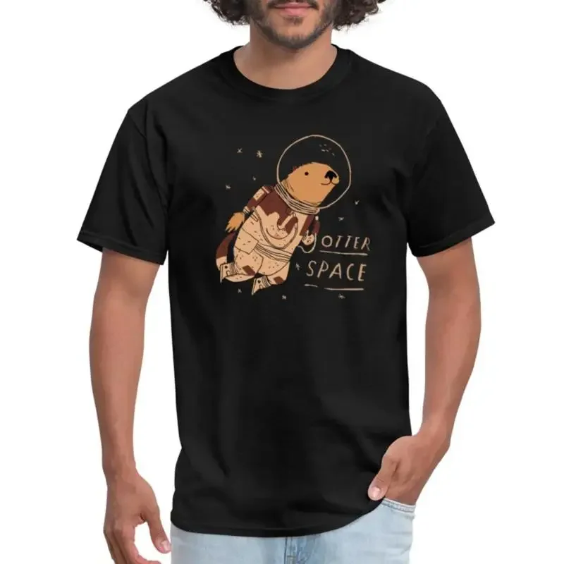 Otter Space Astronaut Men's T Shirt