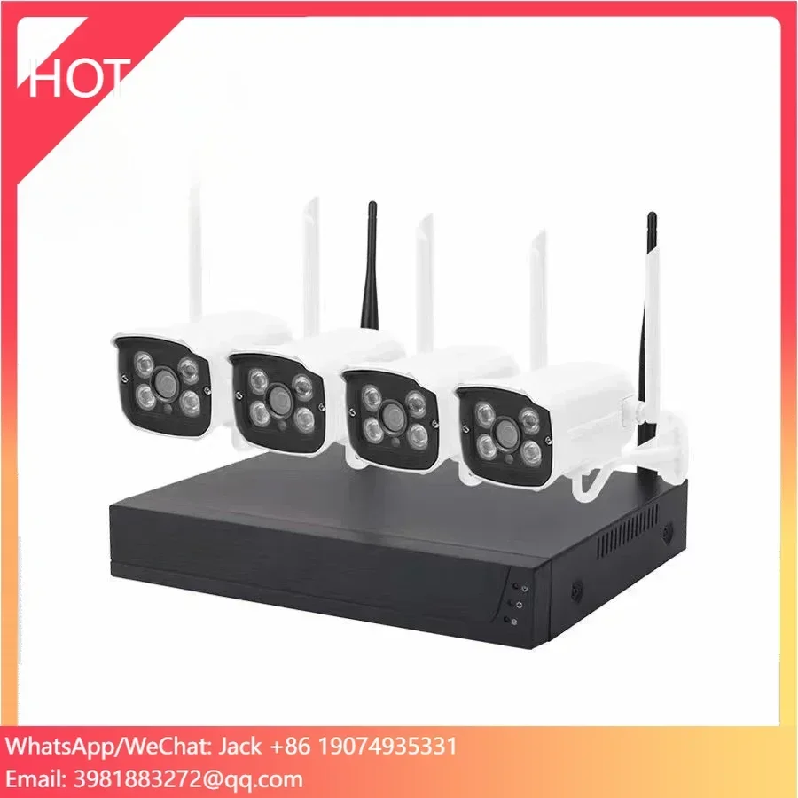 

Tuya Smart Life Outdoor 2MP Wifi Security 1080P Surveillance Kit System 4ch Wireless Cctv Nvr Kit