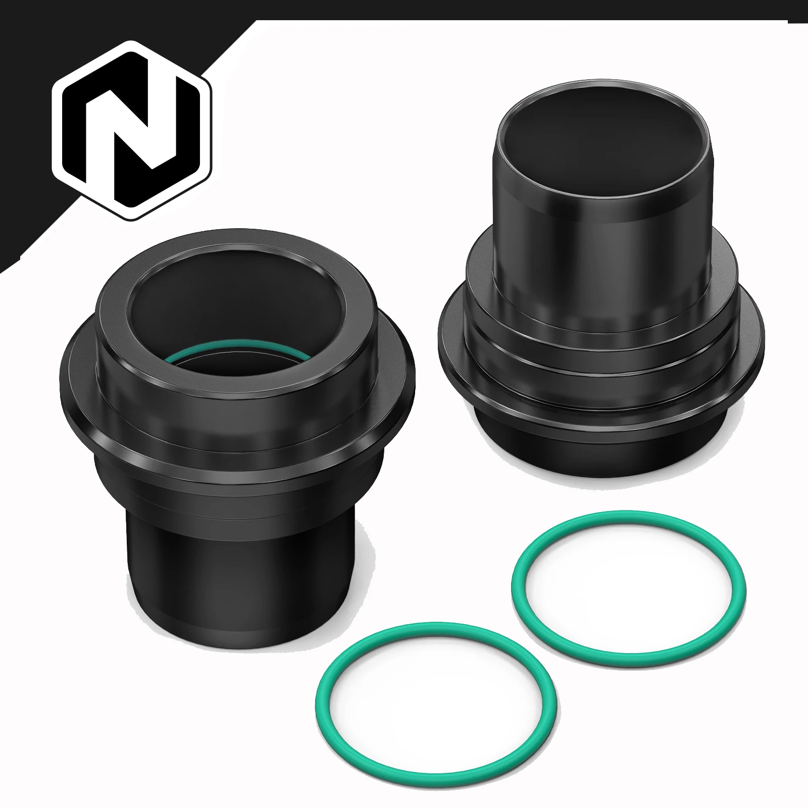 NICECNC Front Wheel Spacers Hub Collars With O-rings For STARK VARG MX EX 2024-2025 Electric Bike Aluminium Black Purple Parts