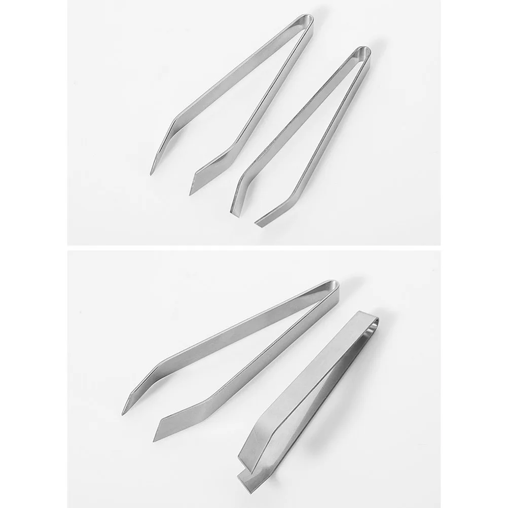 

3Pcs Fish Bone Tweezers Stainless Steel Precision Handmade Kitchen Tool for Safe Quick Deboning Fish Hair Removal Clip