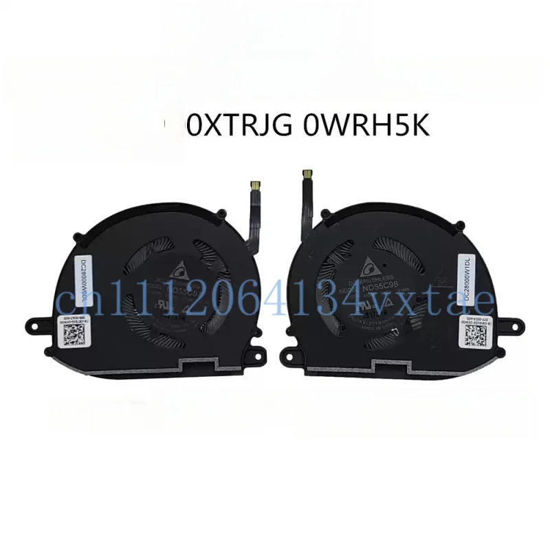 New Original Cooling Fan for Dell XPS 13 PLUS 9320 P151G 0XTRJG 0WRH5K 0.2
