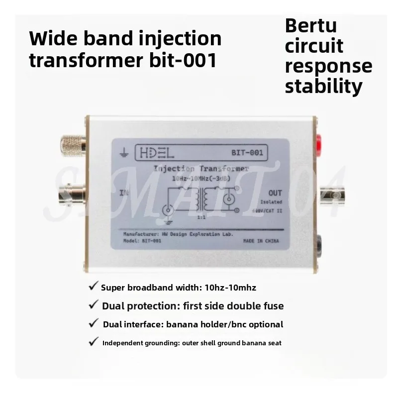 

Isolated Injection Transformer, Frequency Response, Power Loop Analysis Bode Diagram BIT-001 Replacement J2101A
