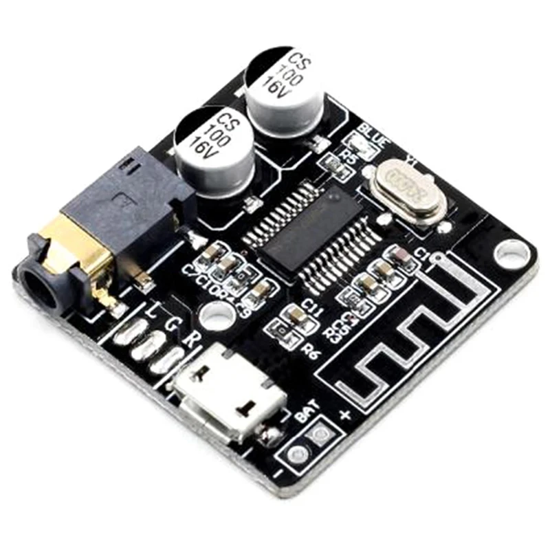 3.7-5V Mini Bluetooth Audio Receiver board Bluetooth 5.0 mp3 lossless decoder board VHM-314 V1.0 For A2DP/AVCTP/AVDTP/AVRCP/HFP