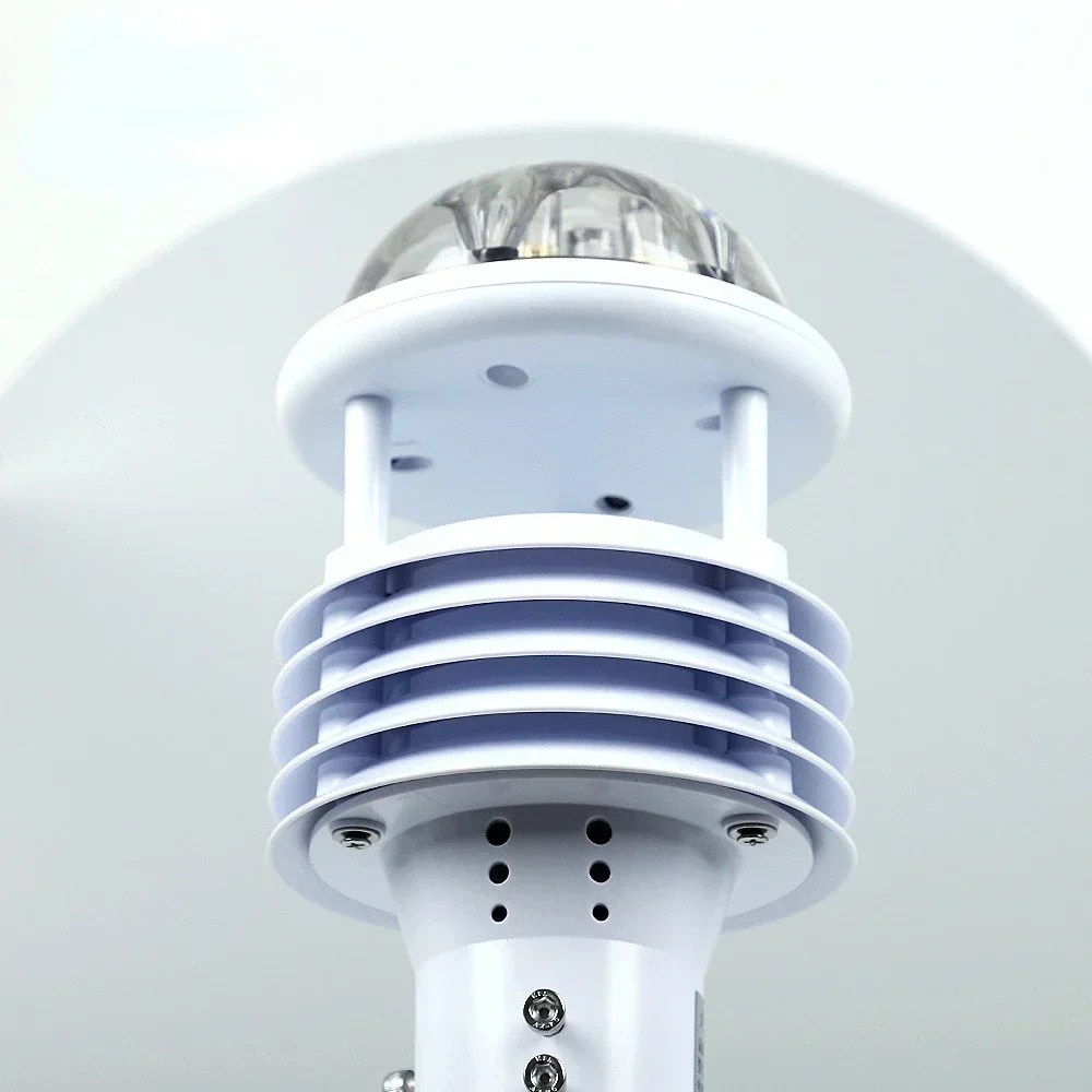 

6 in 1 Automatic Ultrasonic Weather Station Sensor for Wind Temp Humidity Pressure Rainfall Monitoring Detector