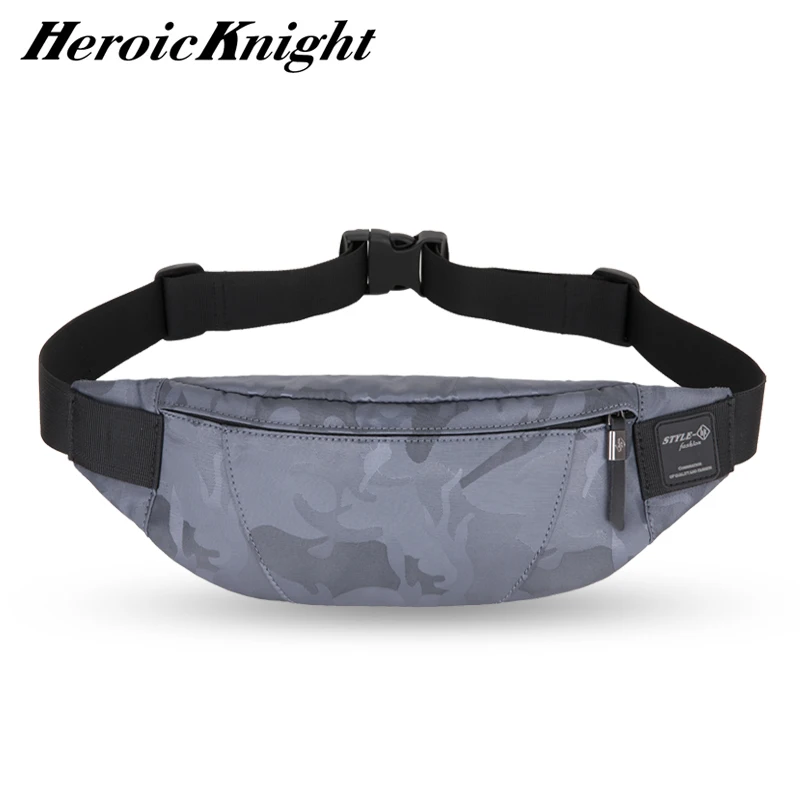 Heroic Knight Men Waist Bag Money Belt Bag Men Purse Teenager's Travel Wallet Belt Male Fanny Pack Cigarette Cose For Phone