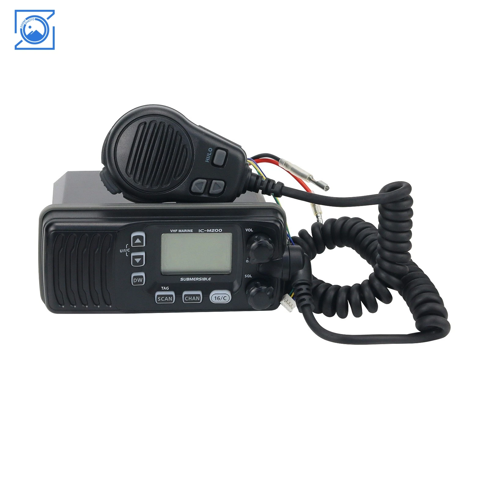 

25W IC-M200 Mobile Radio Waterproof VHF Marine Radio Submersible Car Radio Station For ICOM