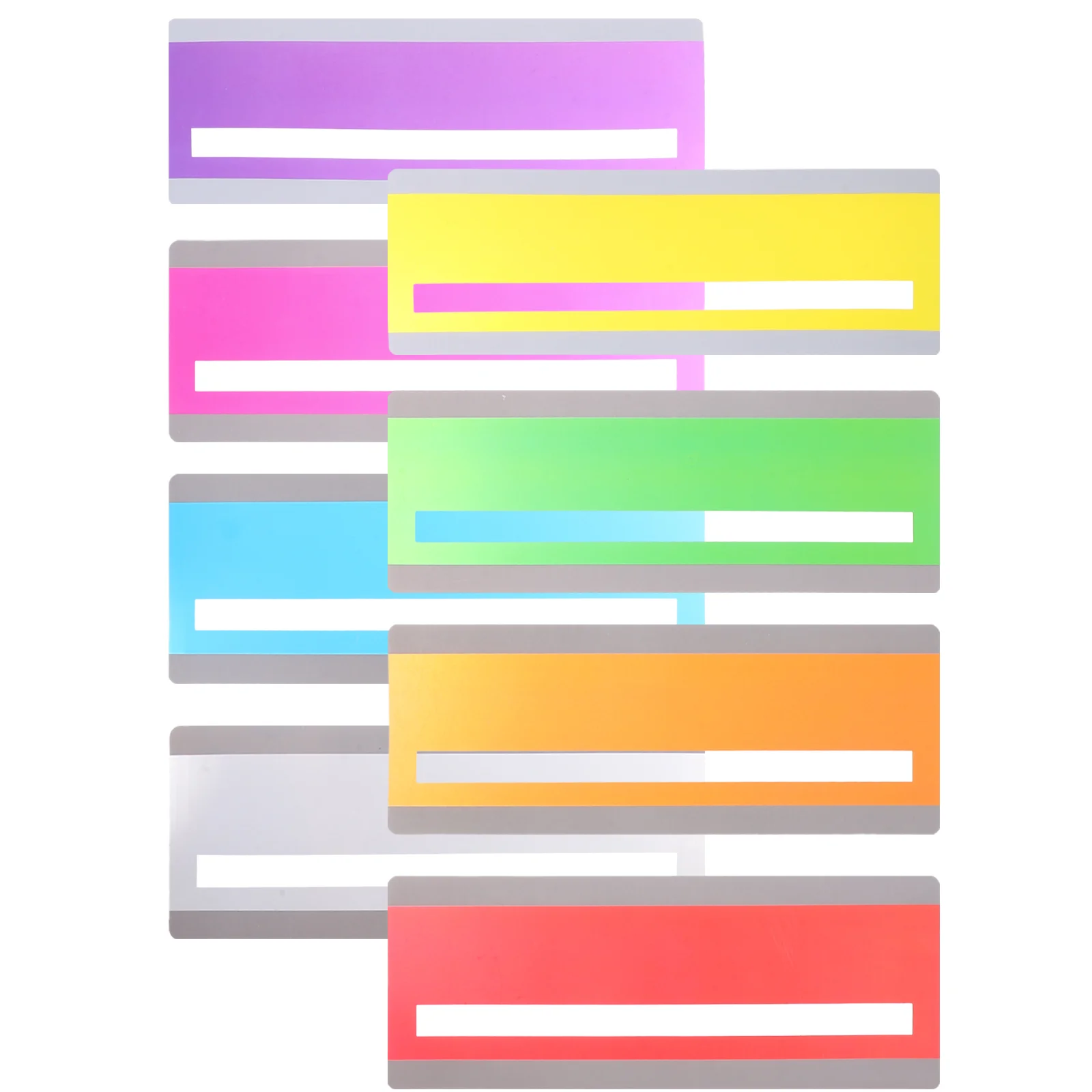 

8 Pcs Guided Reading Bookmarks Highlighters Strips Colored Overlays Tool Students The Pet