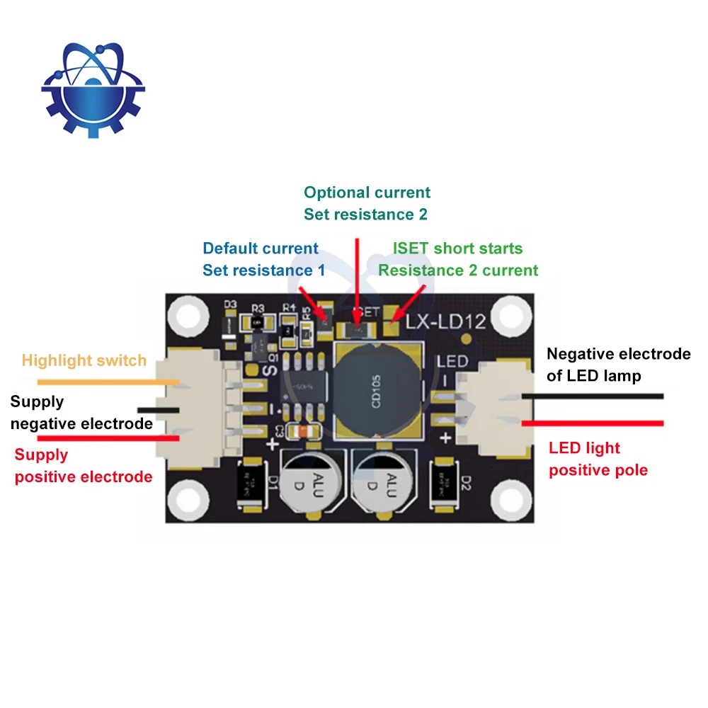 New DC-DC Boost High-Power DC 10V-100V LED Driver Transformer Drivers Module Constant Current Module Control Board For LED Light