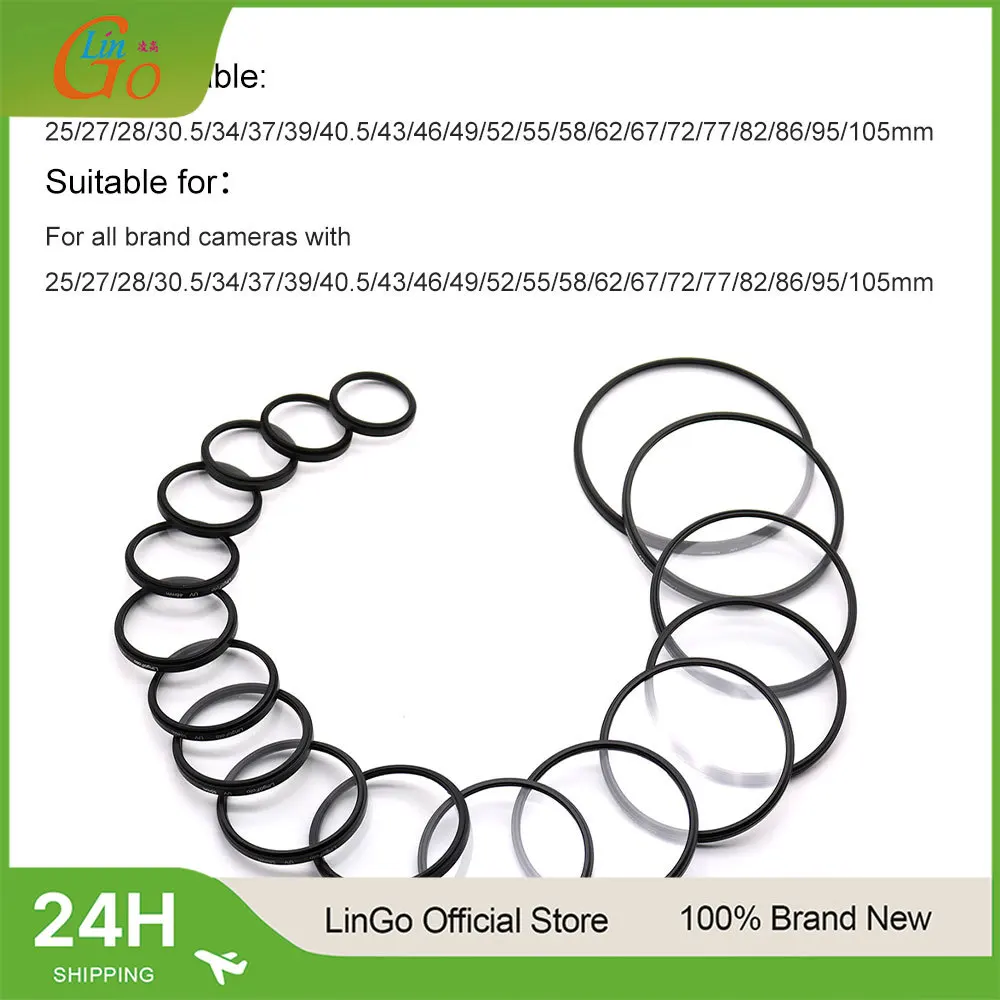 Filtro UV Lin Go per Obiettivi Fotografici 39mm 86mm 25mm 27mm 28mm 30.5mm 34mm 95mm 105mm per Fotocamere DSLR Nikon Canon
