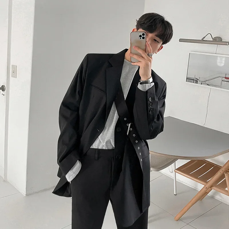 ZH05  Senior Sense Small Suit Men's Single Suit Spring and Autumn New Korean Version of The Trend Leisure Plankton Handsome