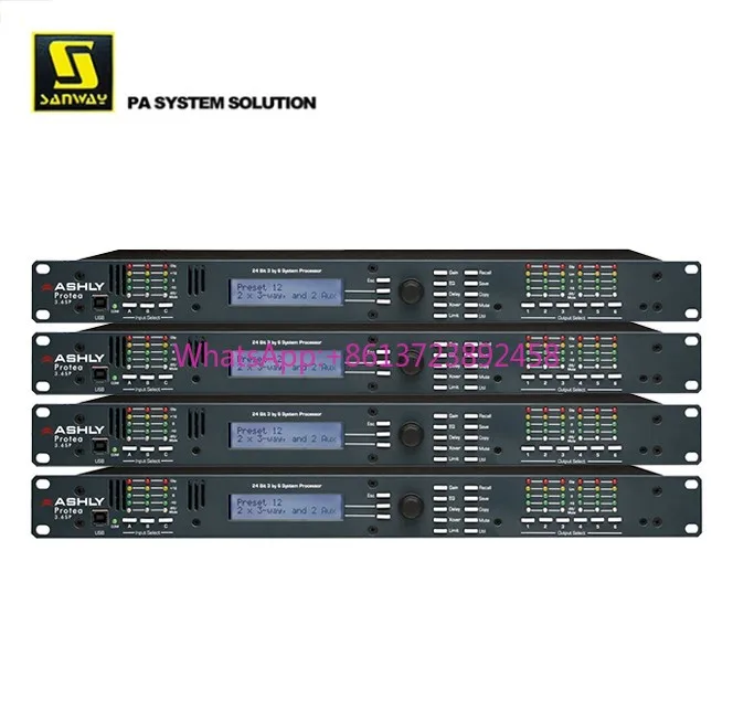 

Protea 3.6SP Professional Audio 3 in 6 Out Equipment Speaker Processor