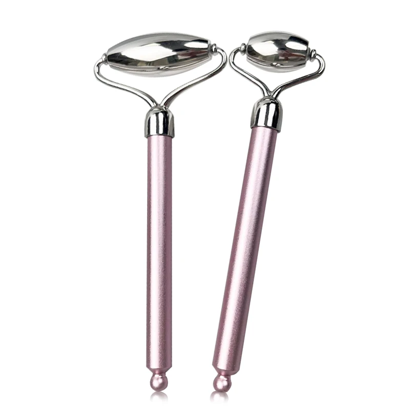 

Роликовый массажер для лица, 1 шт., инструмент для массажа лица с одной головкой из нержавеющей стали, палочка для акупунктурных точек