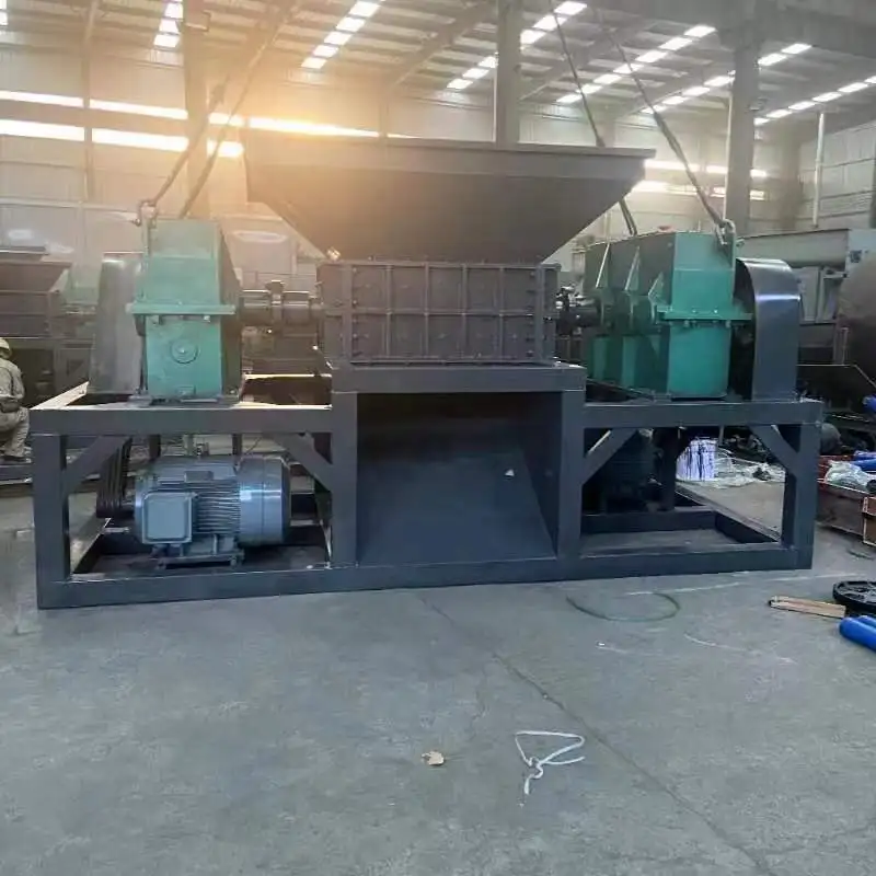 YG High Performance Steel Waste Tire Shredder Machinery Industrial Rubber Crusher Old Tyre Recycling Shred Tearing Machine Price