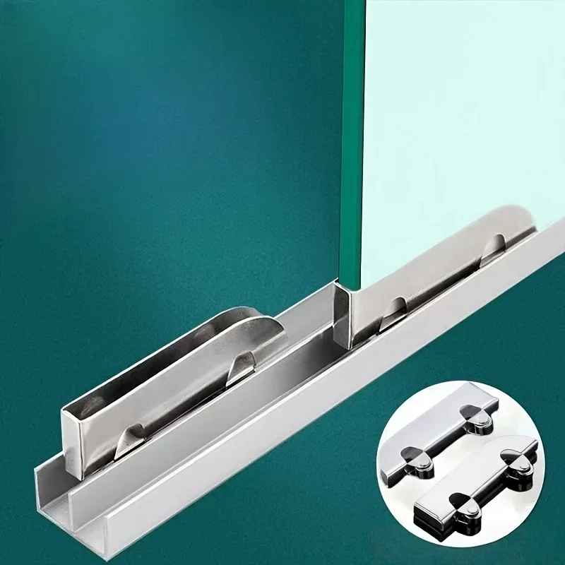 

6 шт., зажим для раздвижных дверей, колеса, зажим для стеклянных дверей, ролики для установки стеклянных дверей, аксессуары для фурнитуры для оконного шкафа