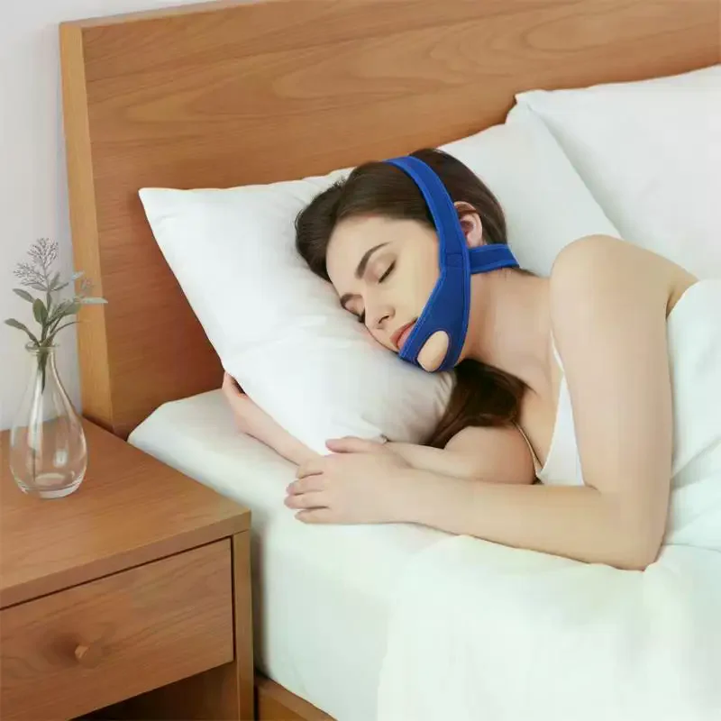 1Pcs Anti Apnea Jaw Solution Sleep Support Apnea Belt Neoprene Anti Snore Stop Snoring Chin Strap Belt Adjustable SleepCare Tool