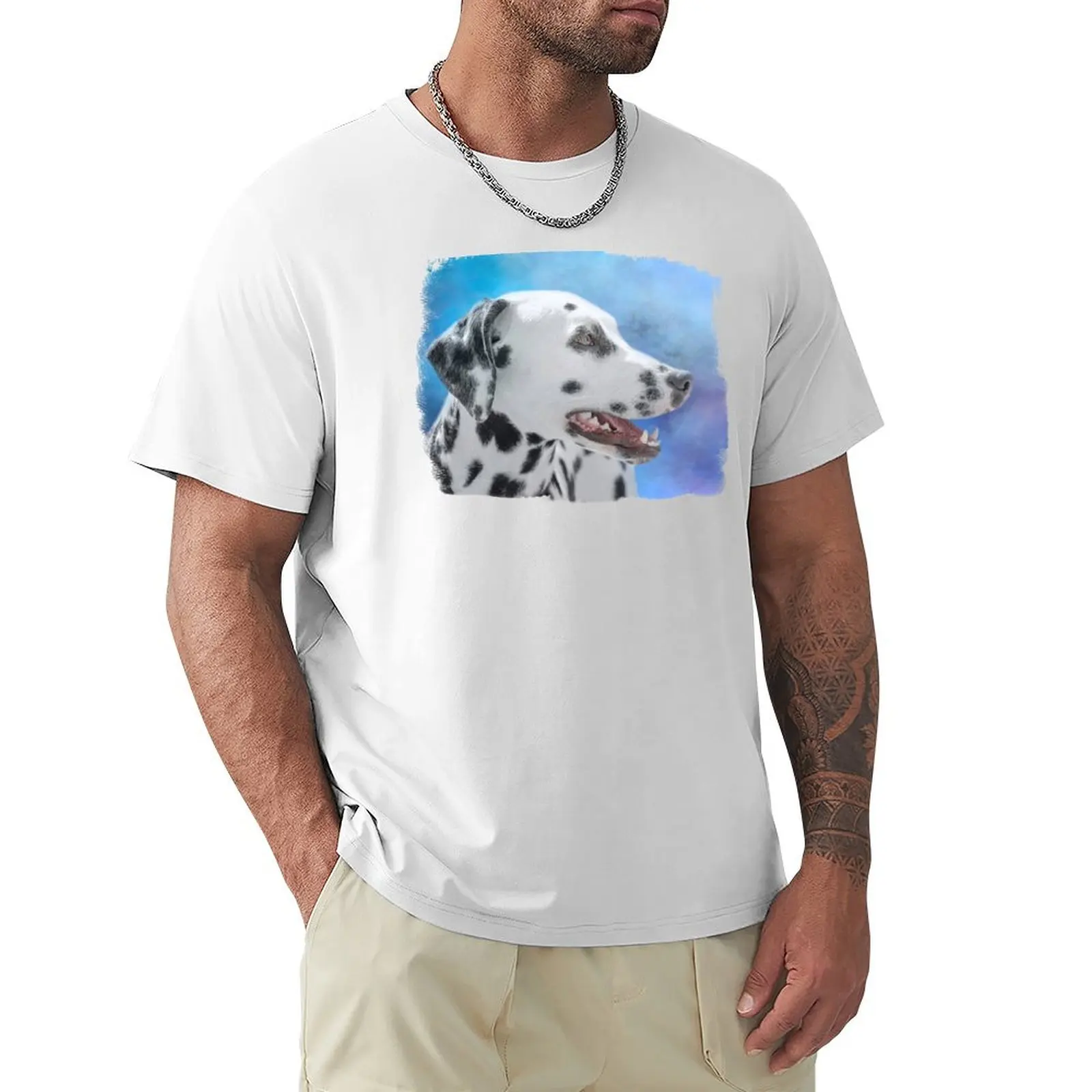 Dalmatian T-Shirt customs design your own cute tops oversized tshirts for men