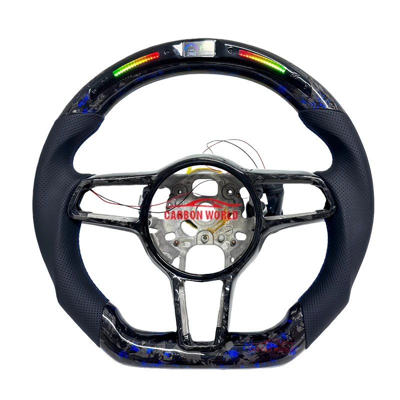 

Светодиодная кованая кожа из углеродного волокна для Porsche 911 996 Cayenne 958 718 Boxster 968 Cayman Macan GT3 RS